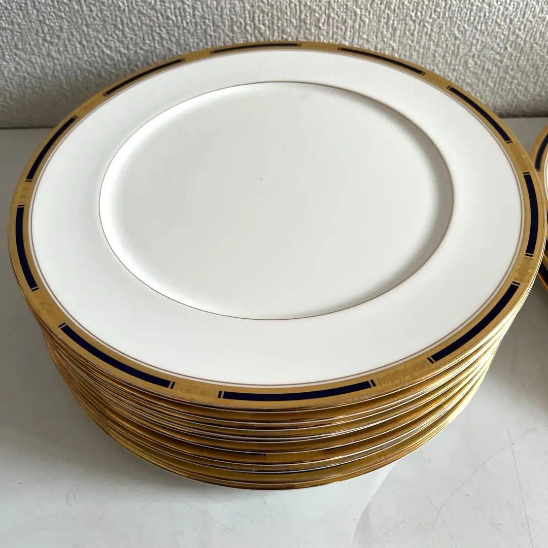 高級ブランド 丸皿 ノリタケ Noritake 金彩 14枚 大皿 セット 大量