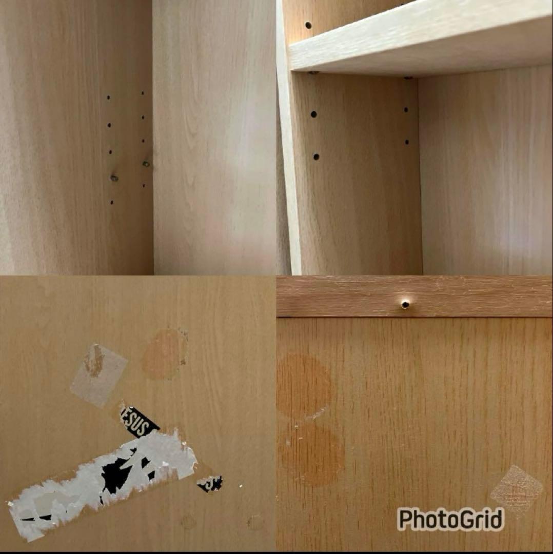 スライド可動式本棚自作移動キャスター付き