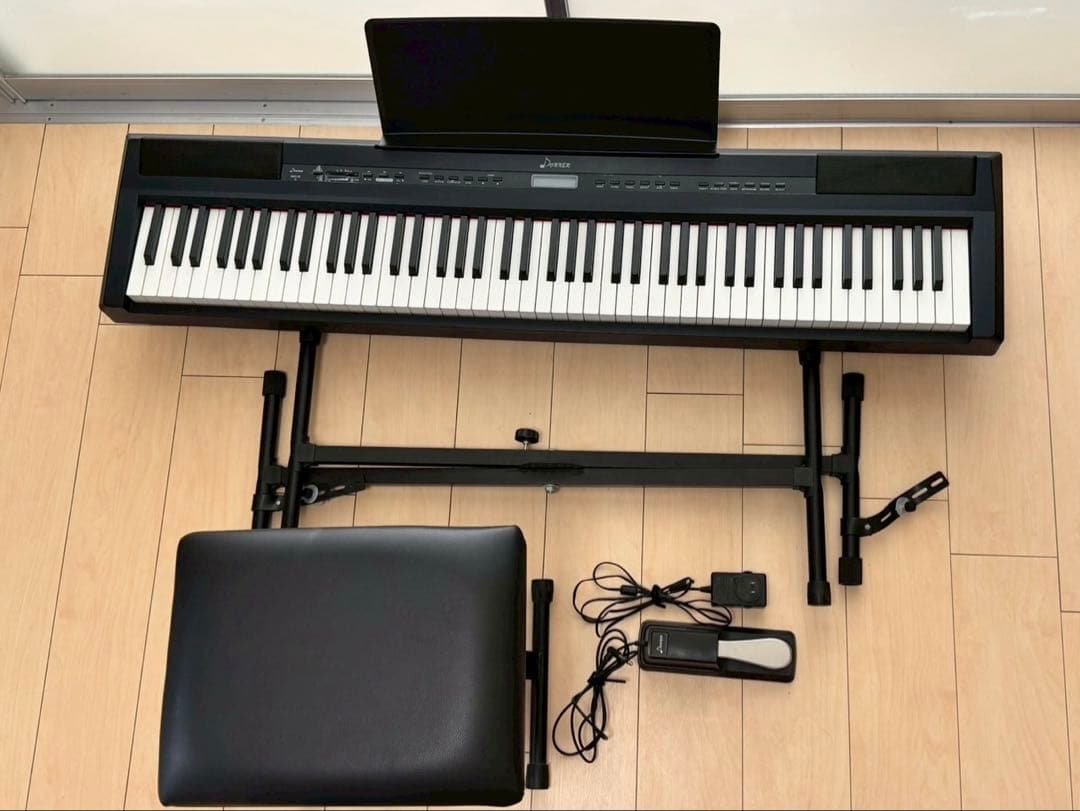 Donner 電子ピアノ 88鍵盤｜スタンド・椅子・ペダル付き｜動作良好 美品