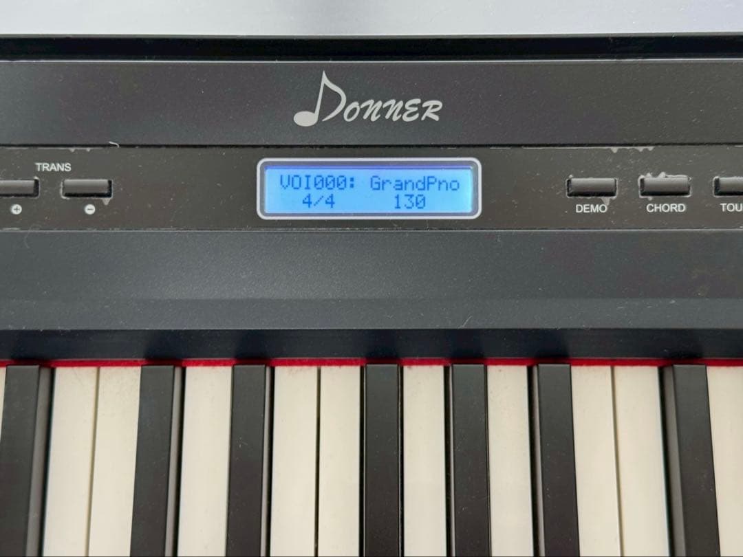 Donner 電子ピアノ 88鍵盤｜スタンド・椅子・ペダル付き｜動作良好 美品