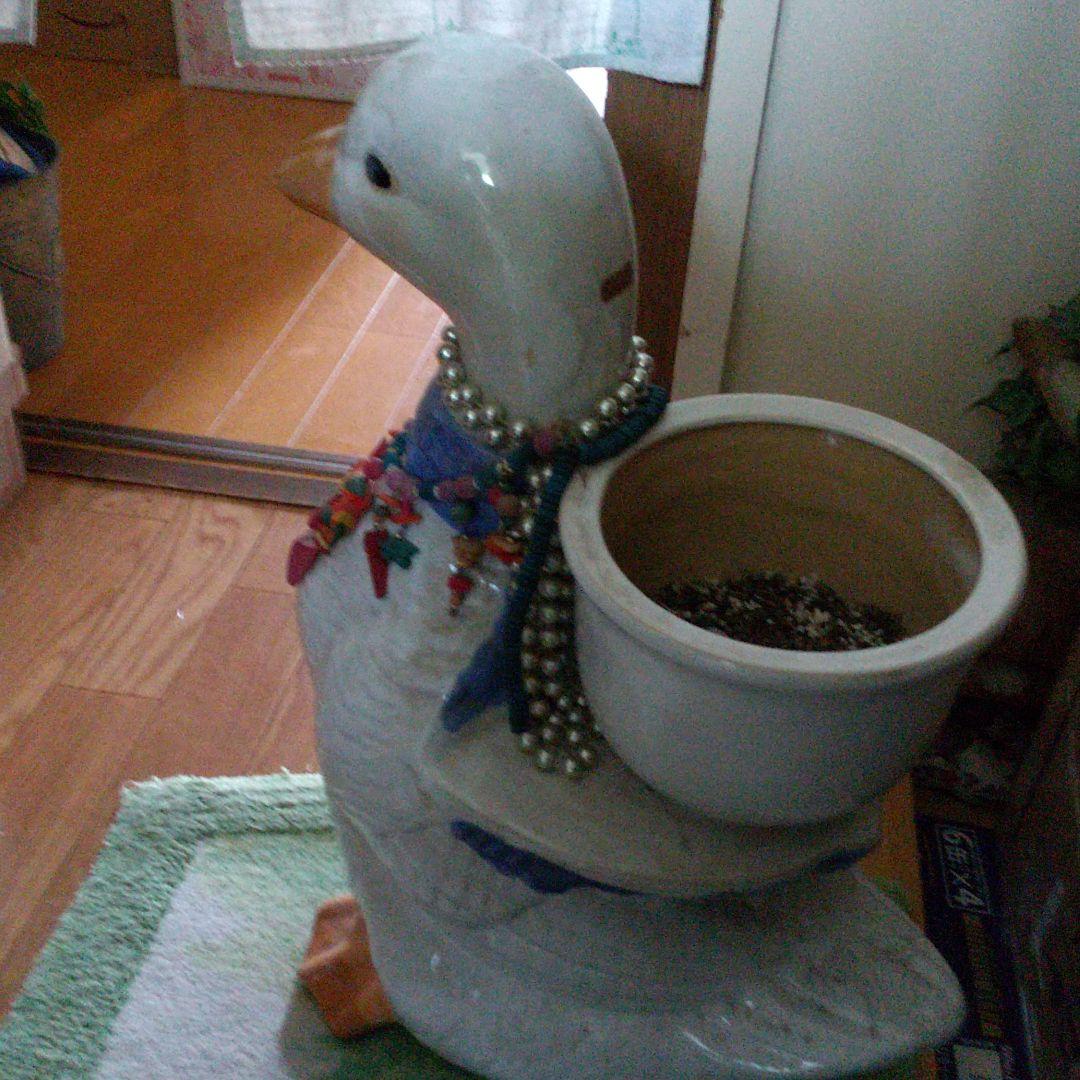 アヒル 陶器 置物 インテリア