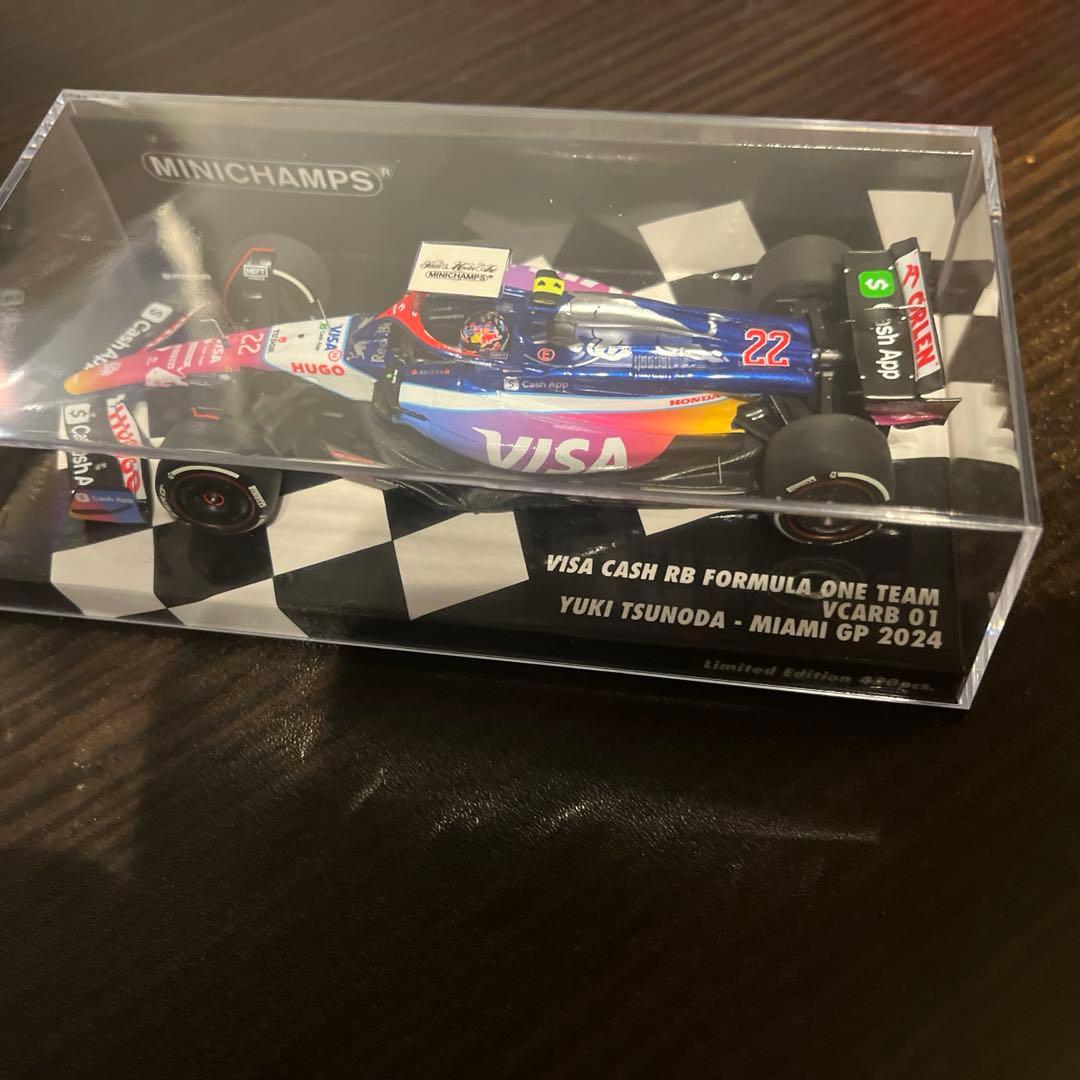 MINICHAMPS 1/43 VCARB01 角田裕毅 2024 マイアミGP - メルカリ