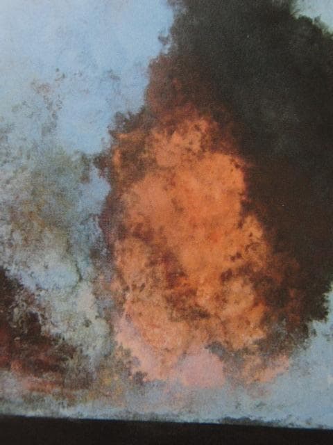 土屋礼一、【空の構図】、希少な額装用画集より、新品額装付、状態良好