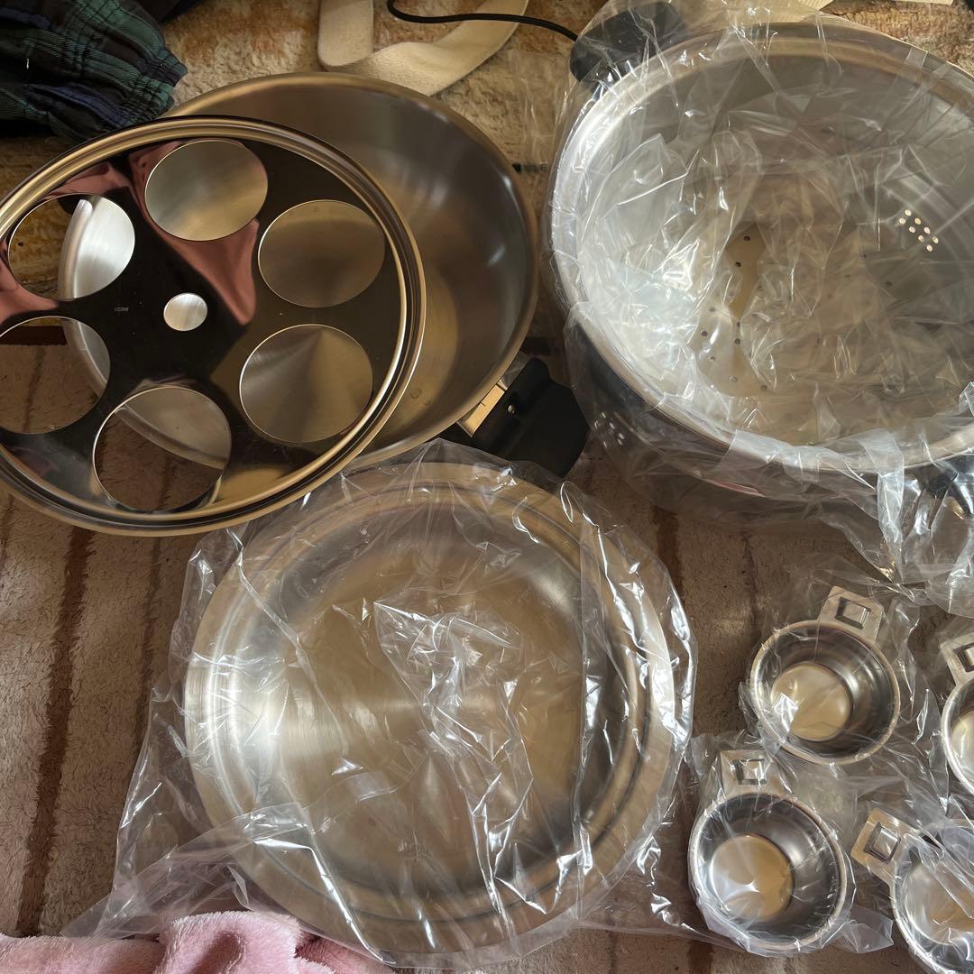 クィーンクックウェア 鍋 蒸し まとめセット 未使用
