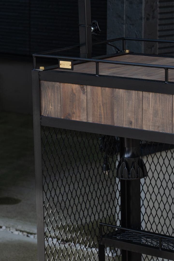 植物棚　アイアンシェルフ