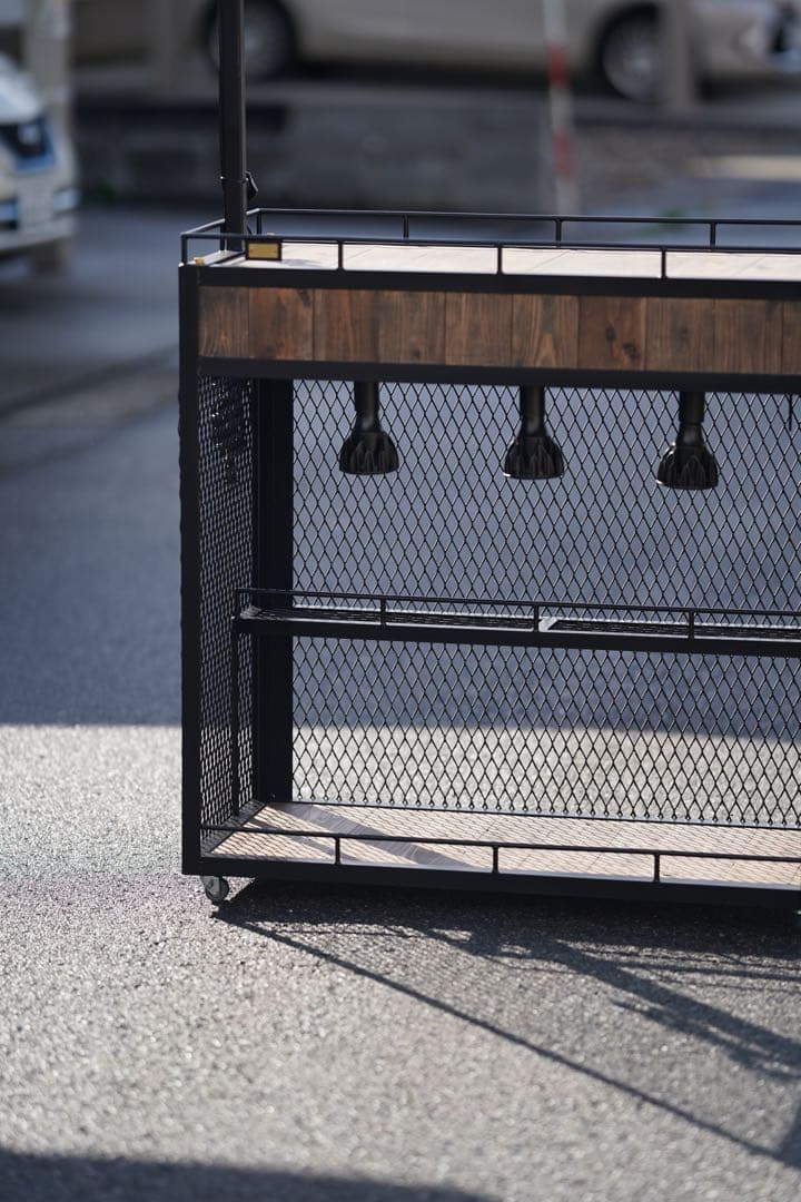 植物棚　アイアンシェルフ