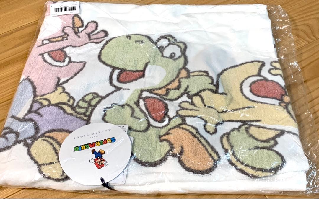 【新品】ジェラートピケ/スーパーマリオ/ヨッシー/ブランケット
