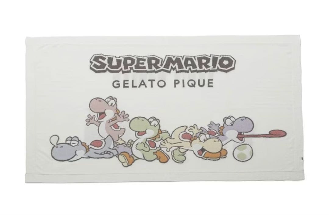 【新品】ジェラートピケ/スーパーマリオ/ヨッシー/ブランケット