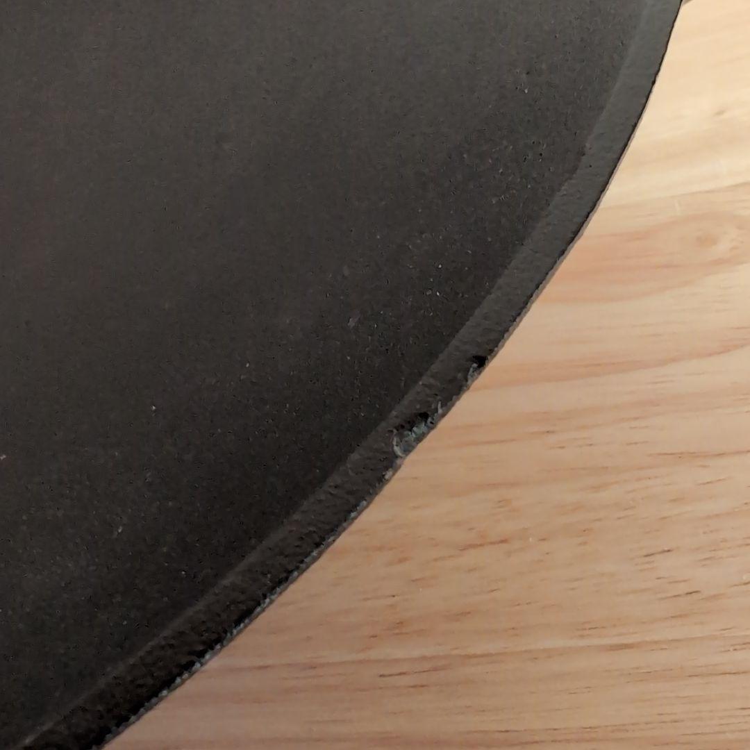 未使用南部鉄器　鉄鍋深型　岩鋳　中華鍋 2ハンドル付き