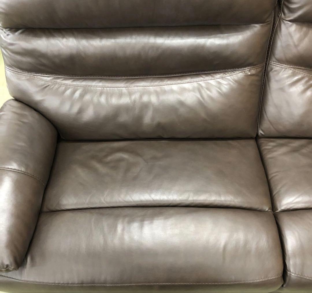 TSUKUBA 筑波産商 自動リクライニング式　ロングソファ 2人がけ