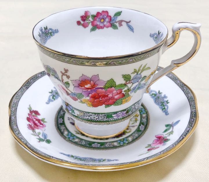 英国製　PARAGONパラゴン　カップ＆ソ－サ－5客　1963年ヴィンテージ希少