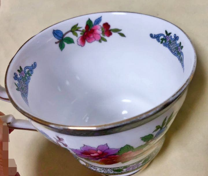 英国製　PARAGONパラゴン　カップ＆ソ－サ－5客　1963年ヴィンテージ希少