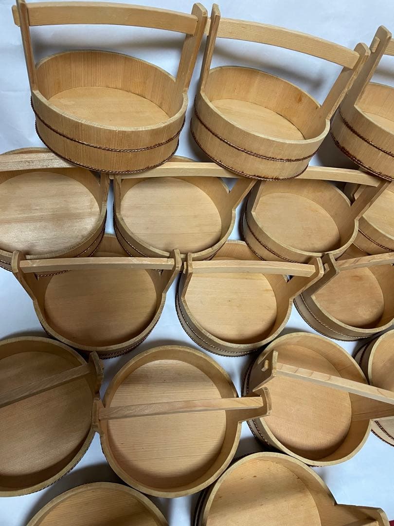 天然木　手桶　寿司桶　刺身桶　弁当桶　まとめ売り