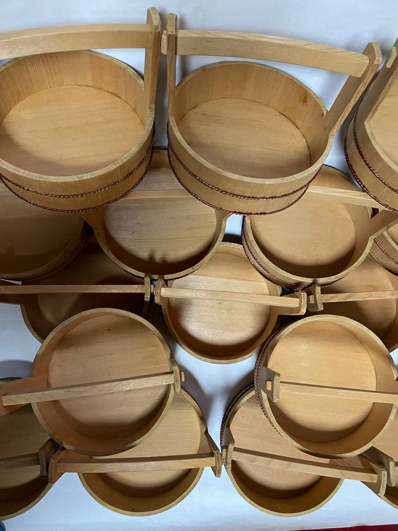 天然木　手桶　寿司桶　刺身桶　弁当桶　まとめ売り