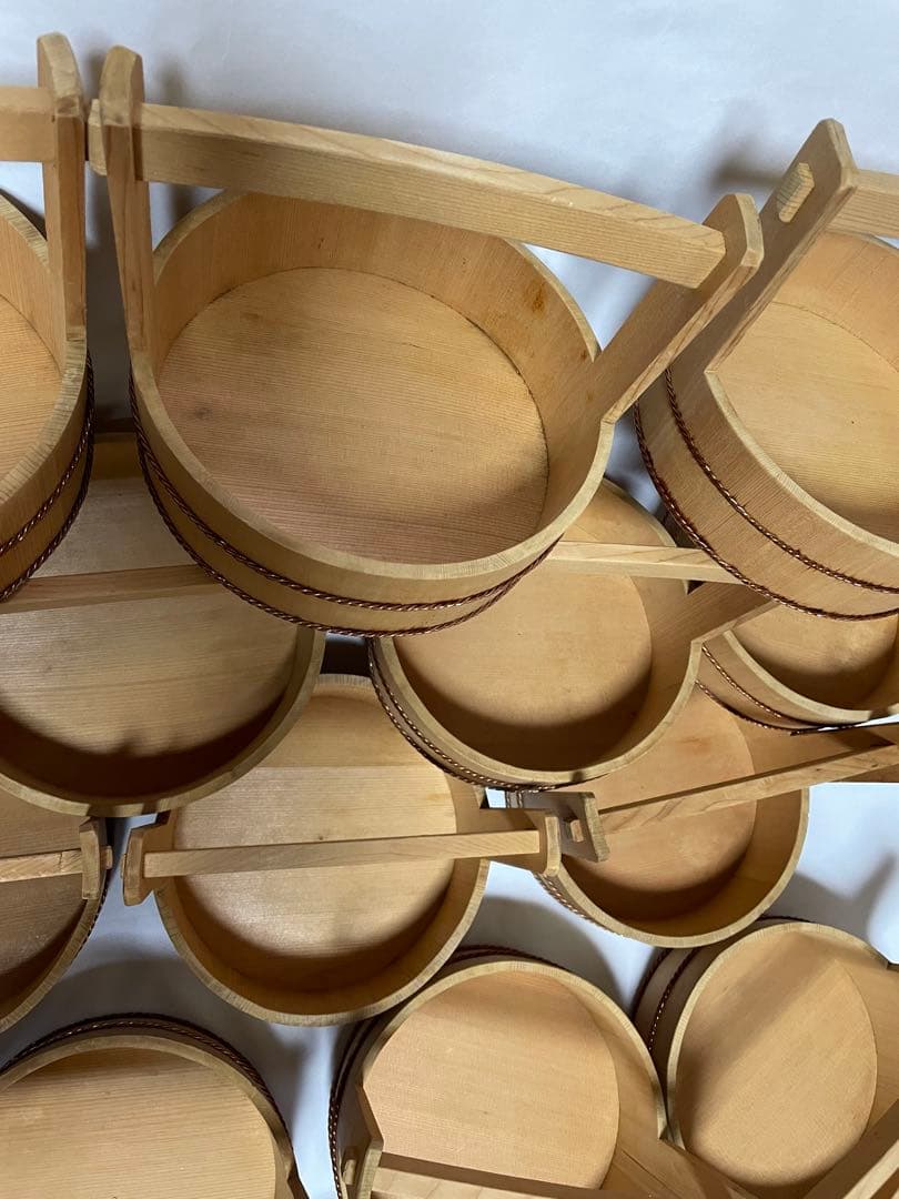 天然木　手桶　寿司桶　刺身桶　弁当桶　まとめ売り