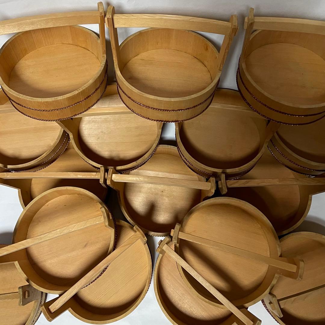 天然木　手桶　寿司桶　刺身桶　弁当桶　まとめ売り