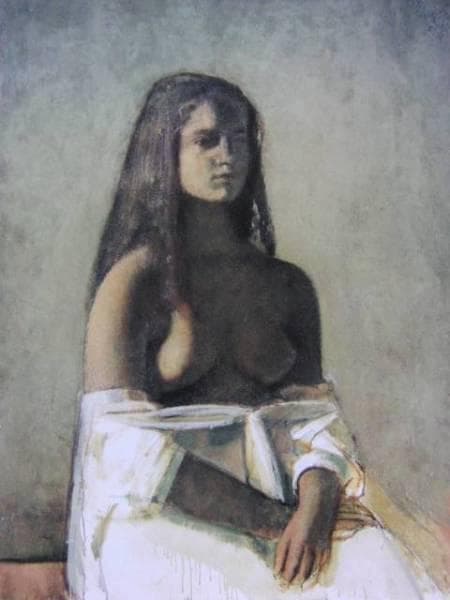 バルテュス、BALTHUS、白い部屋着の少女、希少な額装用画集より、新品高級額