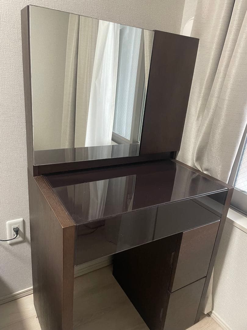 モーダエンカーサ　ダークブラウン ドレッサー・鏡台