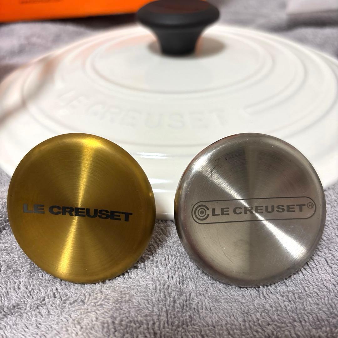 【超美品】ル・クルーゼ シグニチャーココットロンド 22cm ホワイト