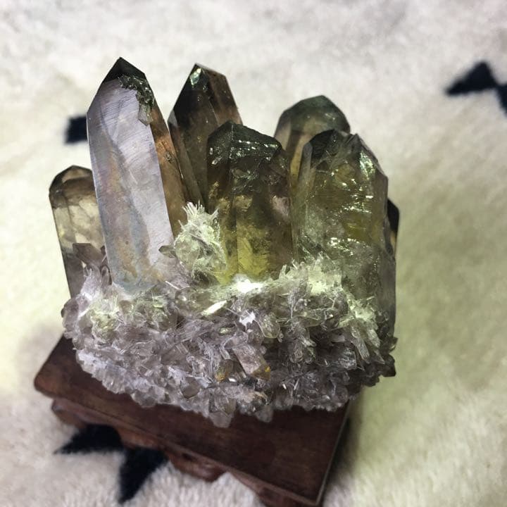 高品質　庭園水晶　幽霊水晶　ファントムクォーツ　ガーデンクォーツ　パワーストーン