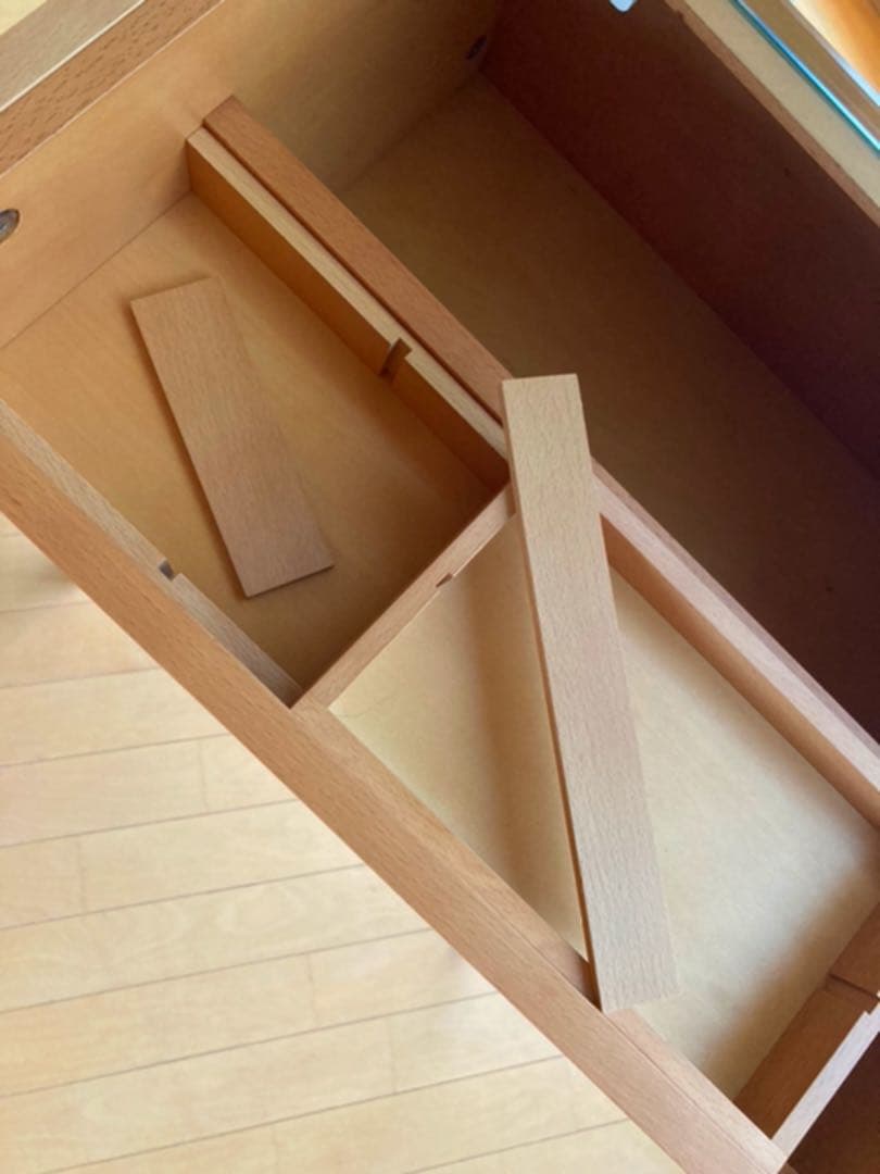 【最終価格】アクタス　ACTUS ドレッサー　木製　コンセント付き　イスなし