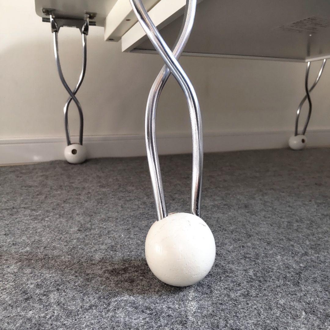 ミッドセンチュリー　ガラステーブル　レトロポップ　ポストモダン　スペースエイジ