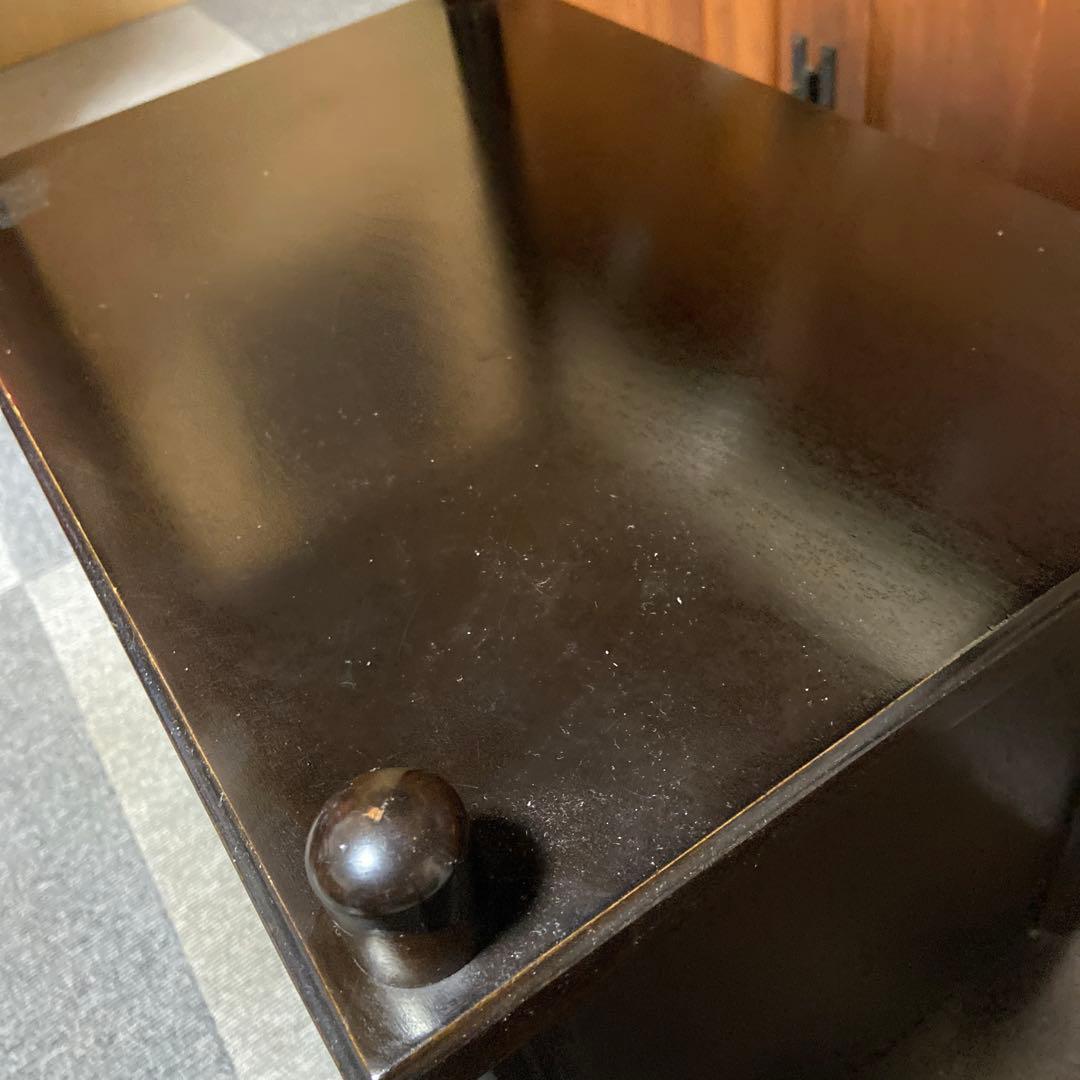 送料込み　茶箪笥 違い棚 インテリア 和 昭和レトロ 飾り棚