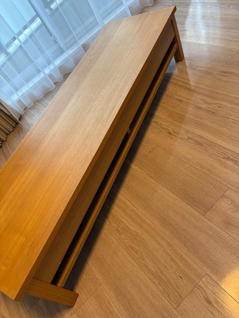 廃盤品　無印良品 テレビボード AVラック　タモ材 150cm幅