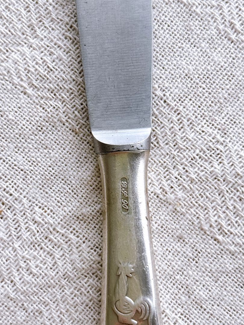 フランスブロカント　幼児洗礼カトラリーセット