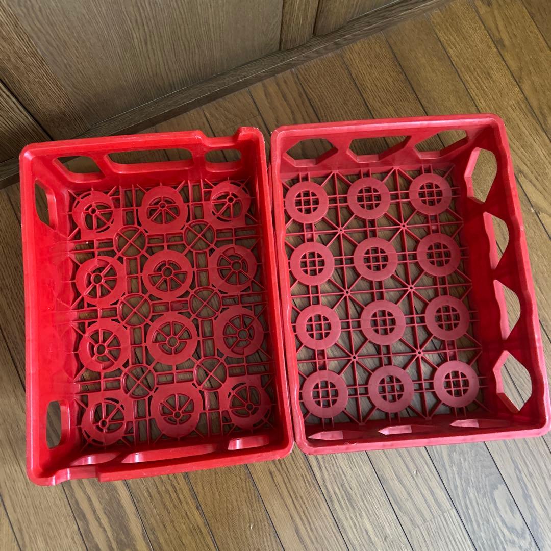 ヴィンテージ コカコーラ Coca-Cola カゴ ケース レッド まとめ売り