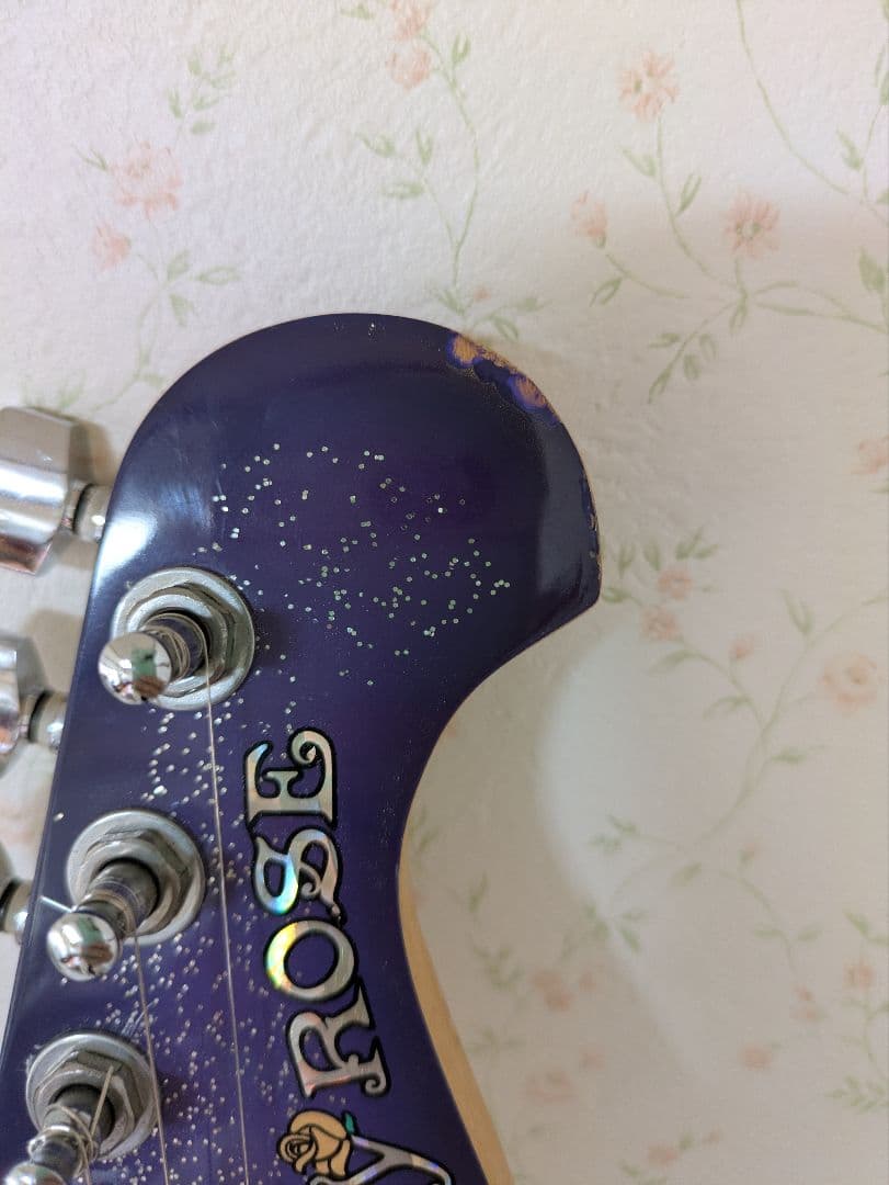 GYPSY ROSE 　ジプシーローズ　パープル エレキギター　ストラトタイプ