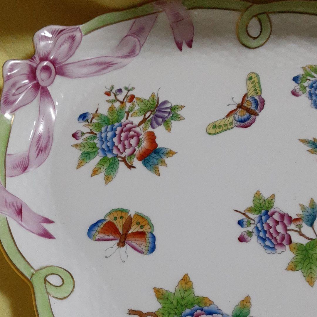 ヘレンド　ビクトリア　ブーケ　トレイ 40センチ