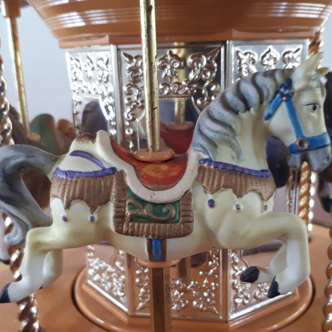 陶器製　訳あり　デラックスメリーゴーランド　アンティーク