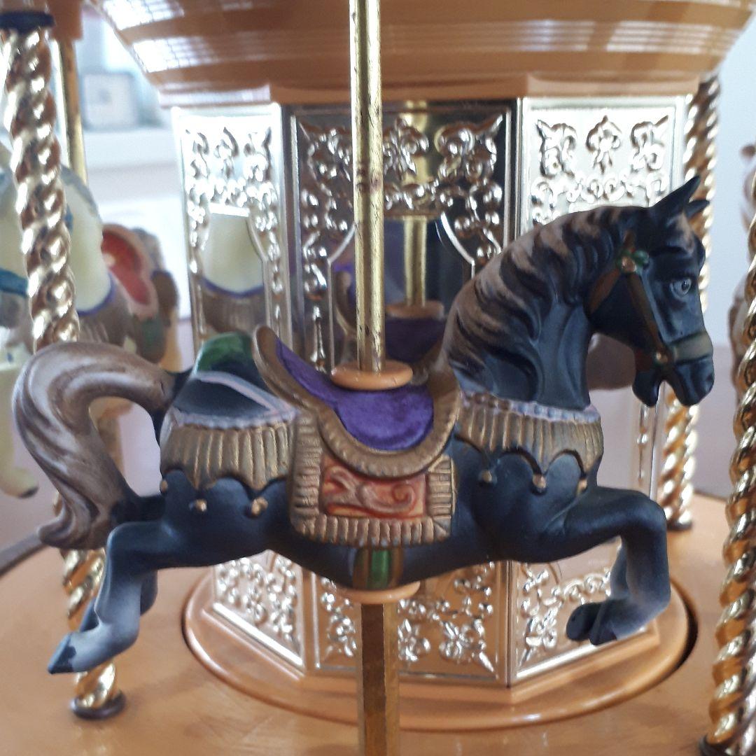 陶器製　訳あり　デラックスメリーゴーランド　アンティーク