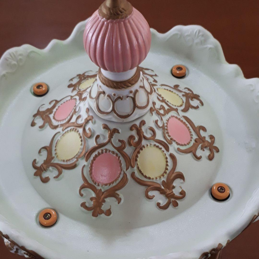 陶器製　訳あり　デラックスメリーゴーランド　アンティーク