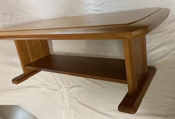 【美品・送料込】リビングテーブル ローテーブル 110x65x39cm 天然木