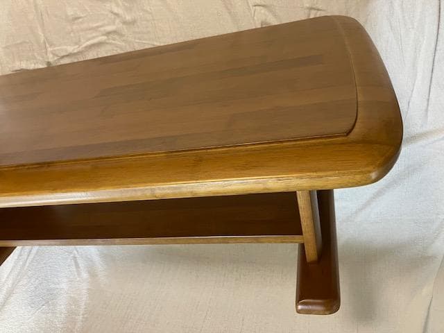 【美品・送料込】リビングテーブル ローテーブル 110x65x39cm 天然木