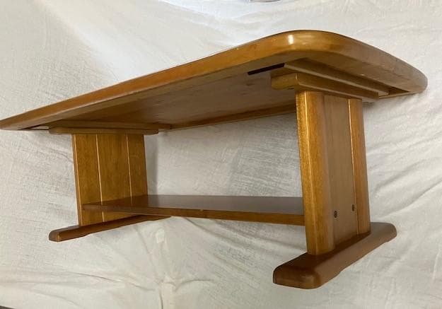 【美品・送料込】リビングテーブル ローテーブル 110x65x39cm 天然木