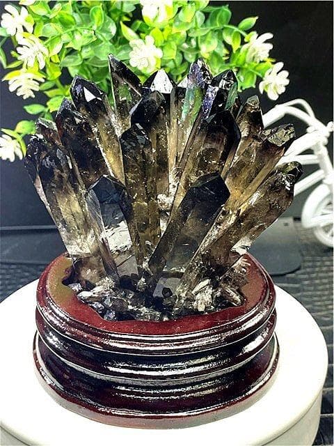 ★超綺麗高透明度水晶クラスターB89C6/163C20CA