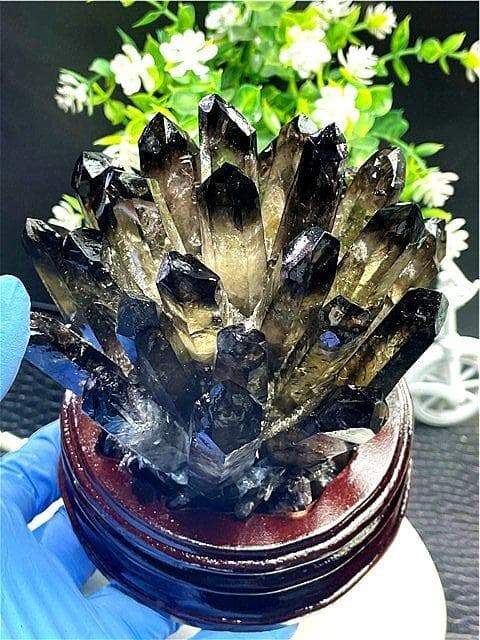 ★超綺麗高透明度水晶クラスターB89C6/163C20CA