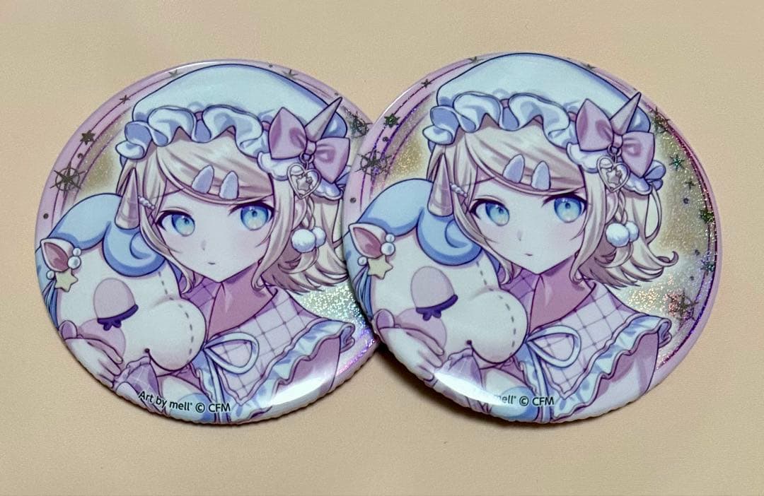 鏡音リン 39culture 大き目ホログラム缶バッジ pop 雪ミク - メルカリ