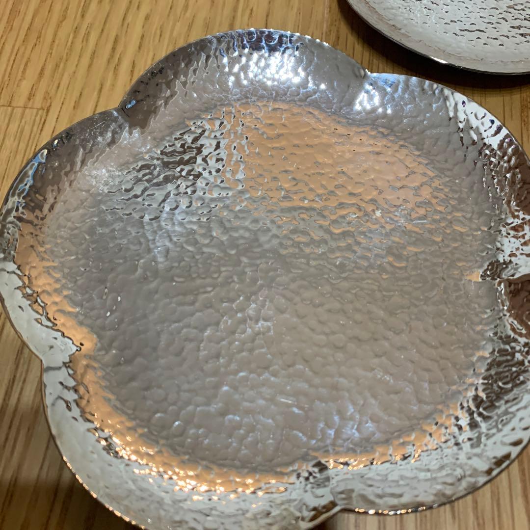 未使用！ 東京銀座 和光 銀皿プレート5枚セット WAKO 梅 - メルカリ