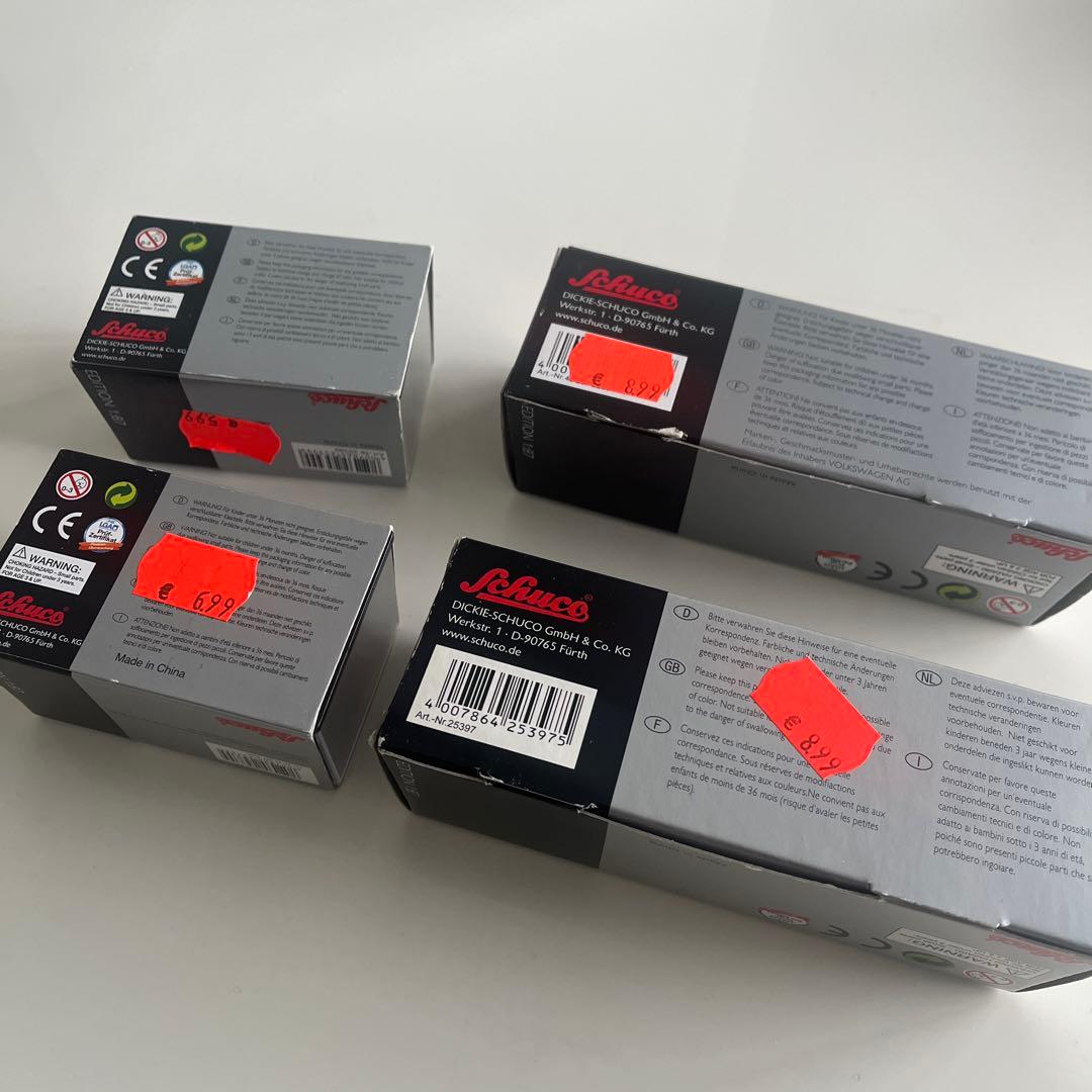 未開封】ドイツ ミニカー Schuco シュコー 1/87 4台セット