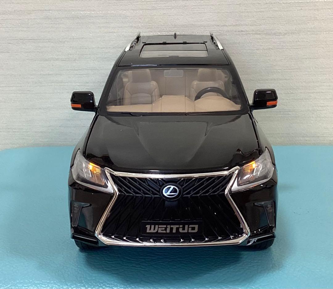 レクサス LX570 ブラック LEXUS 1/18