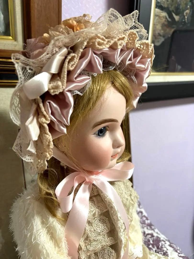 ビスクドール　アンティークドールのドレスオーダー受け付けます。