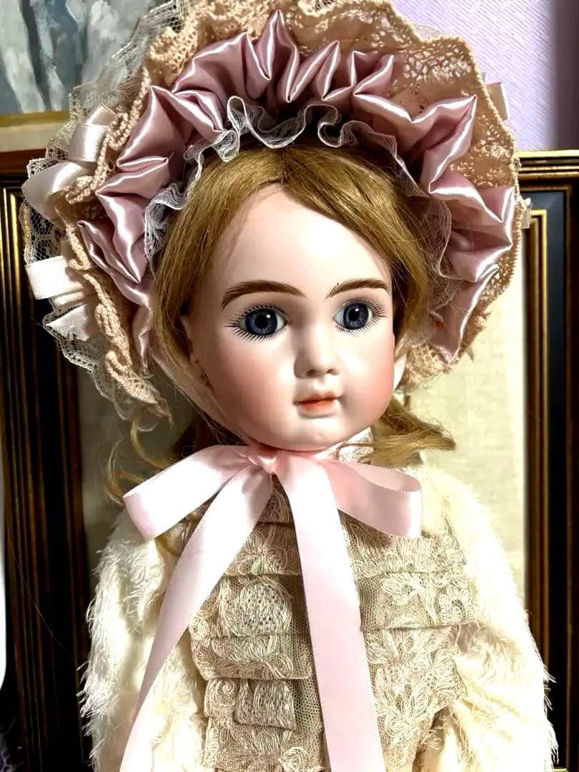 ビスクドール　アンティークドールのドレスオーダー受け付けます。