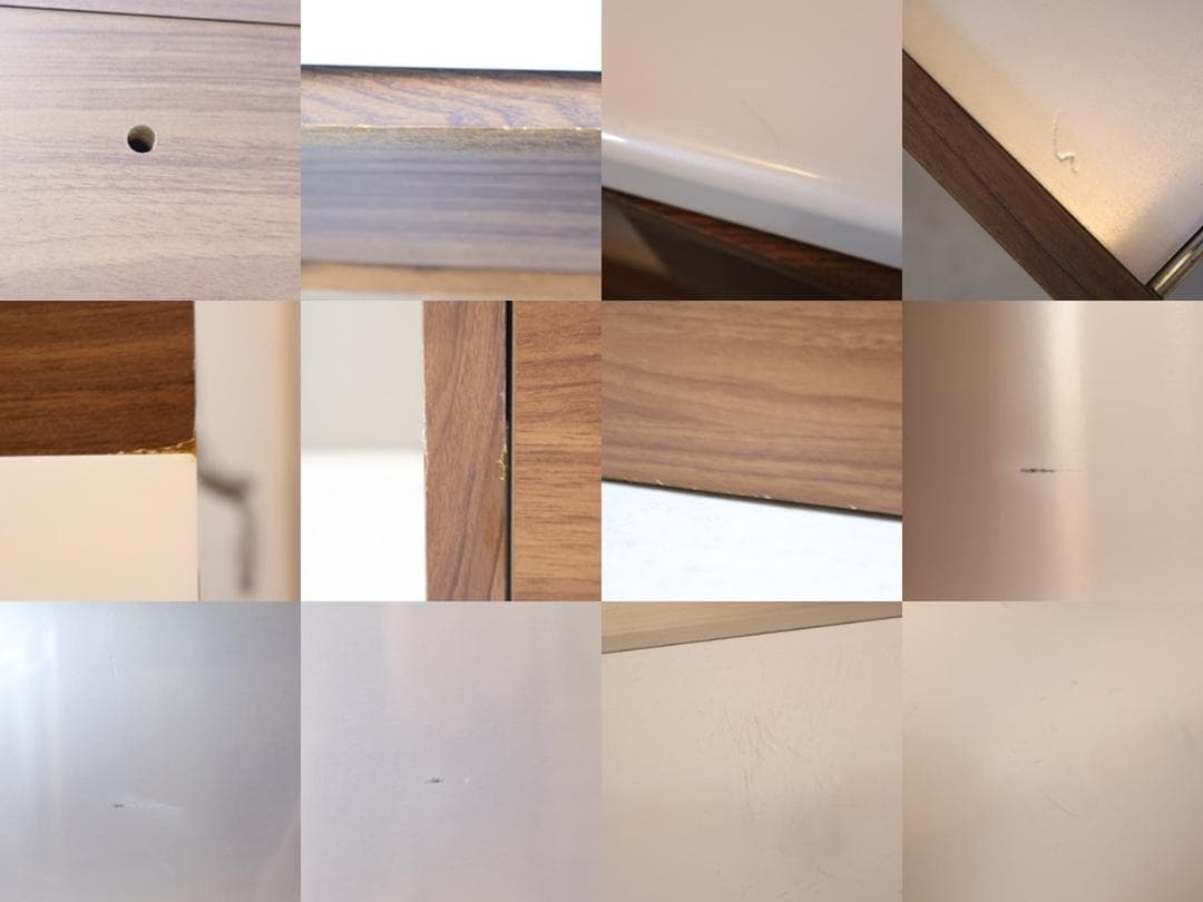 Pamouna パモウナ ウォールナット材 キッチンボード 食器棚 レンジボード