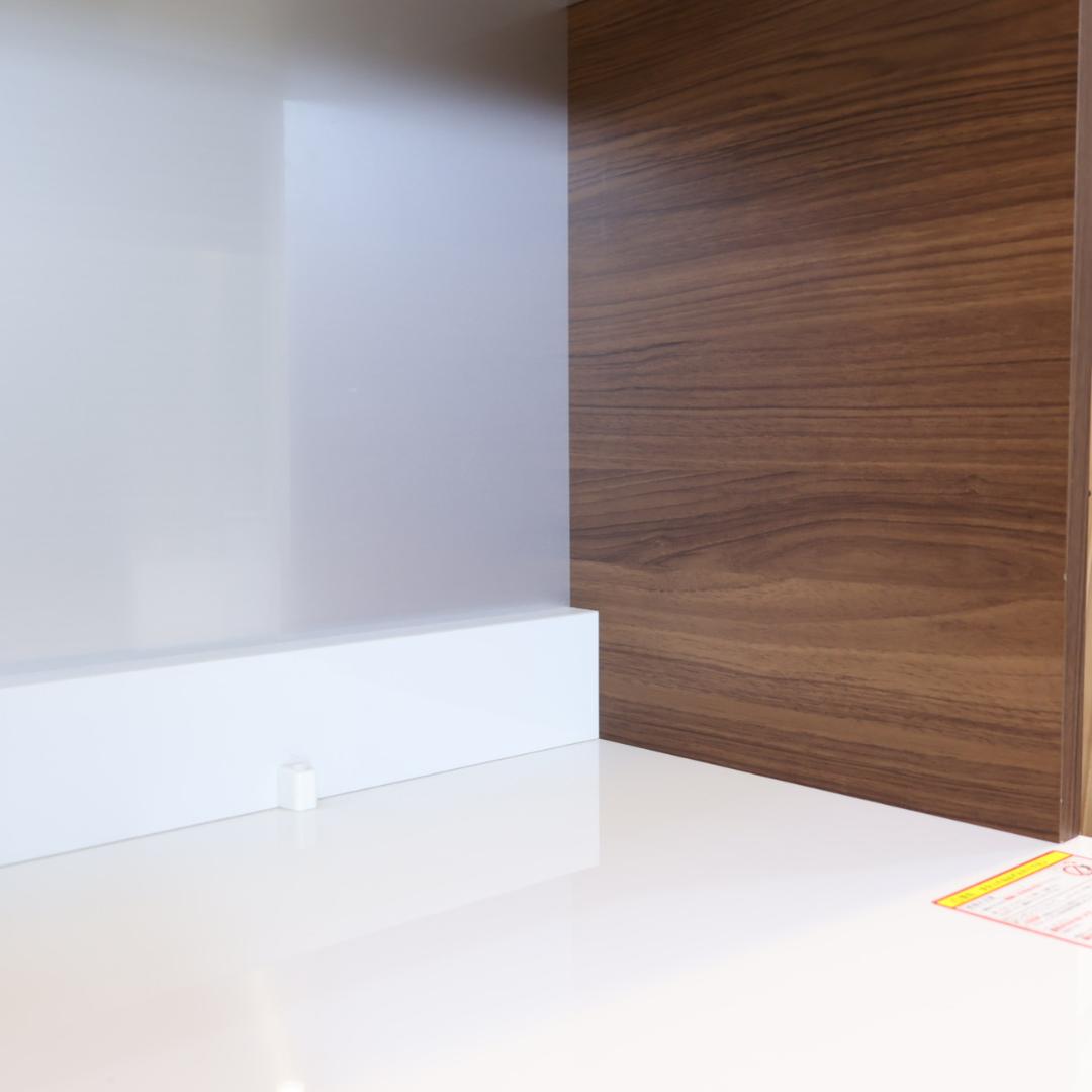 Pamouna パモウナ ウォールナット材 キッチンボード 食器棚 レンジボード