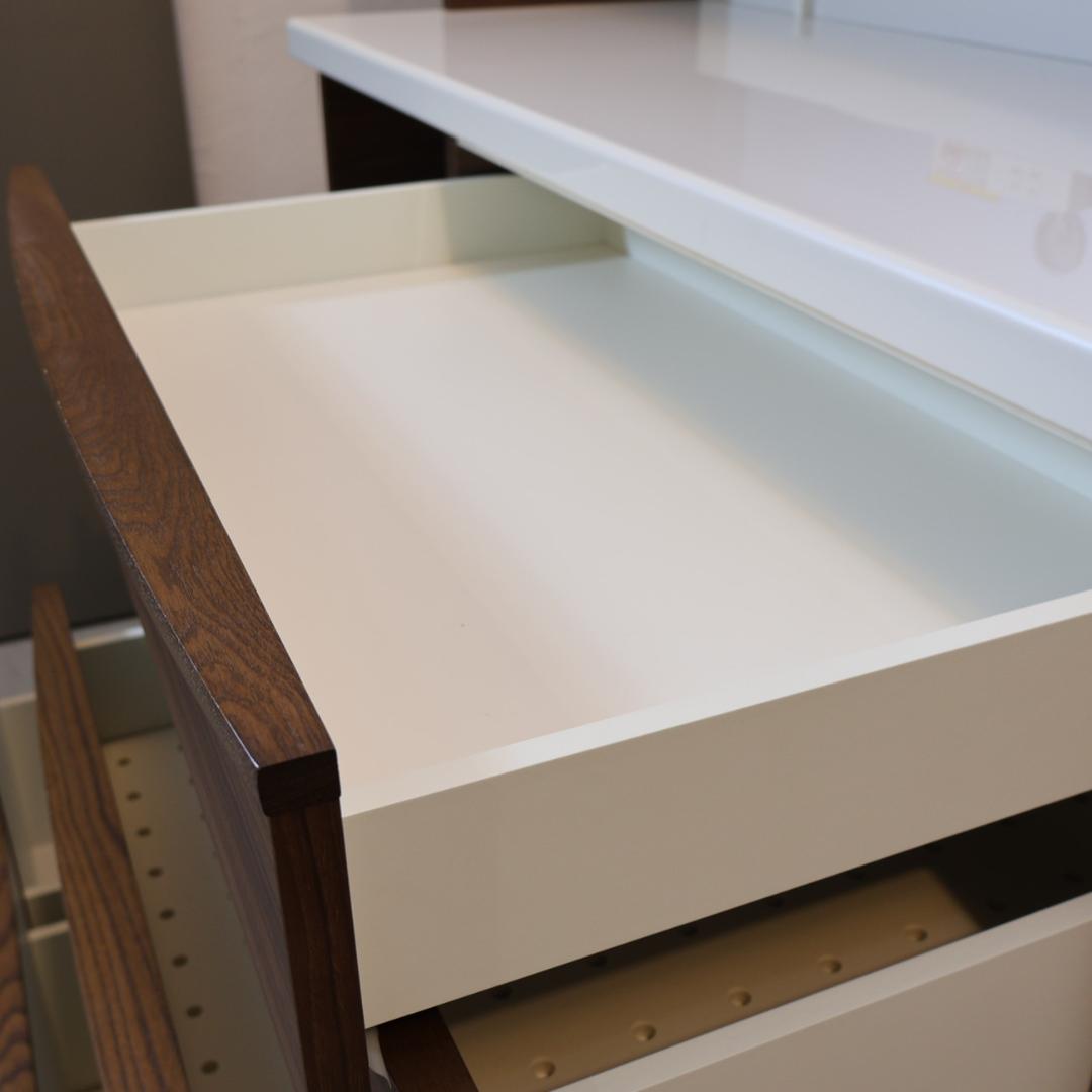 Pamouna パモウナ ウォールナット材 キッチンボード 食器棚 レンジボード