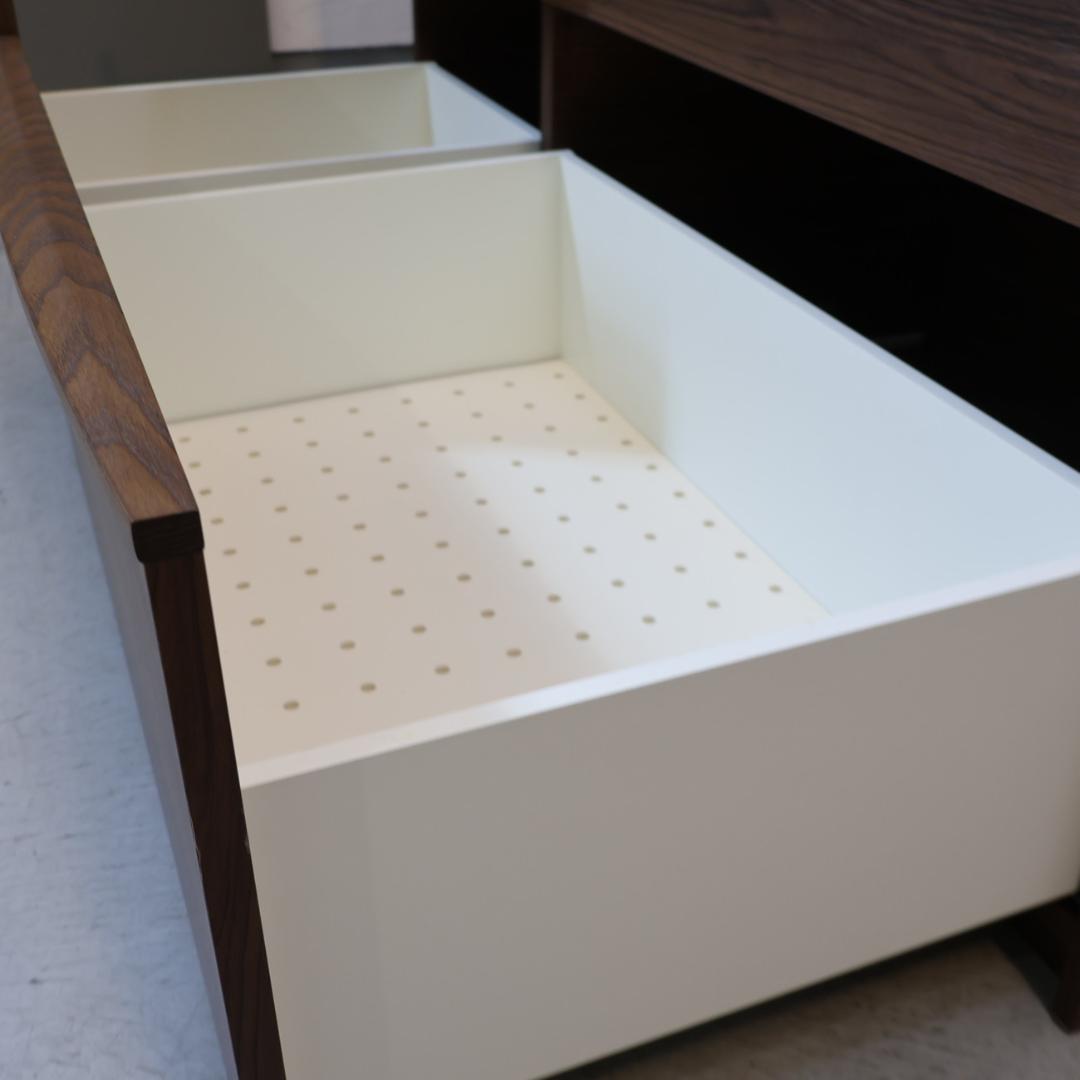 Pamouna パモウナ ウォールナット材 キッチンボード 食器棚 レンジボード